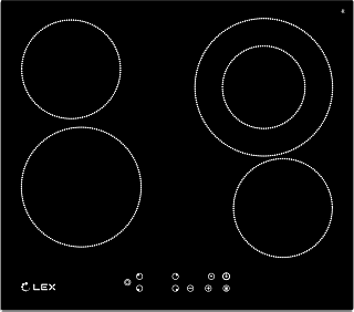 Электрическая варочная поверхность LEX EVH 641 BLACK