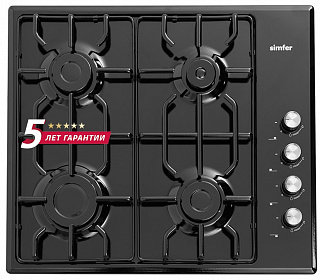 Газовая варочная панель Simfer H60Q40B471