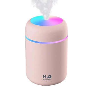 Увлажнитель воздуха Humidifier H2O/портативный/светодиодный pink